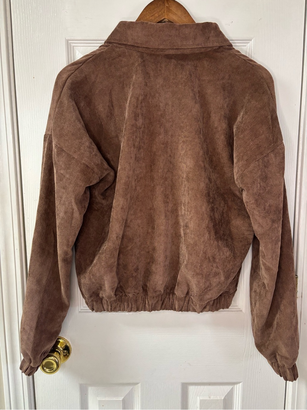 MINE Brown Corduroy Button-Front Jacket - Picture 2 of 5